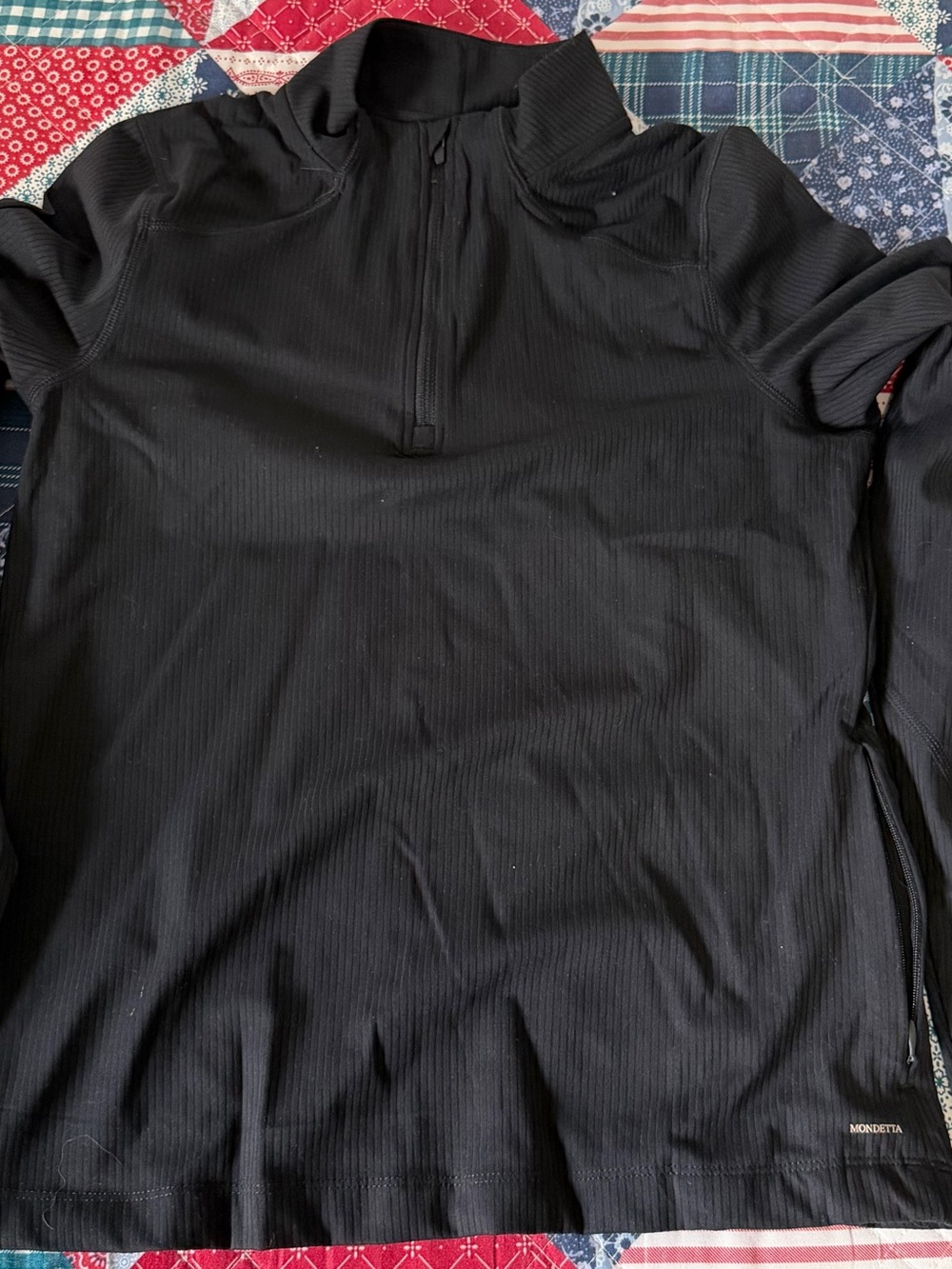 Mondetta Men’s Black Half-Zip Performance Pullover